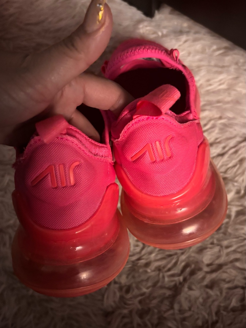 Used Nike Women’s Athletic Shoes in Bright Pink - Picture 3 of 7